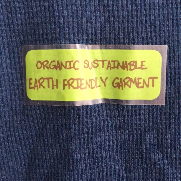 NWT Eco Malibu Organic Cotton Henley - Picture 3 of 5